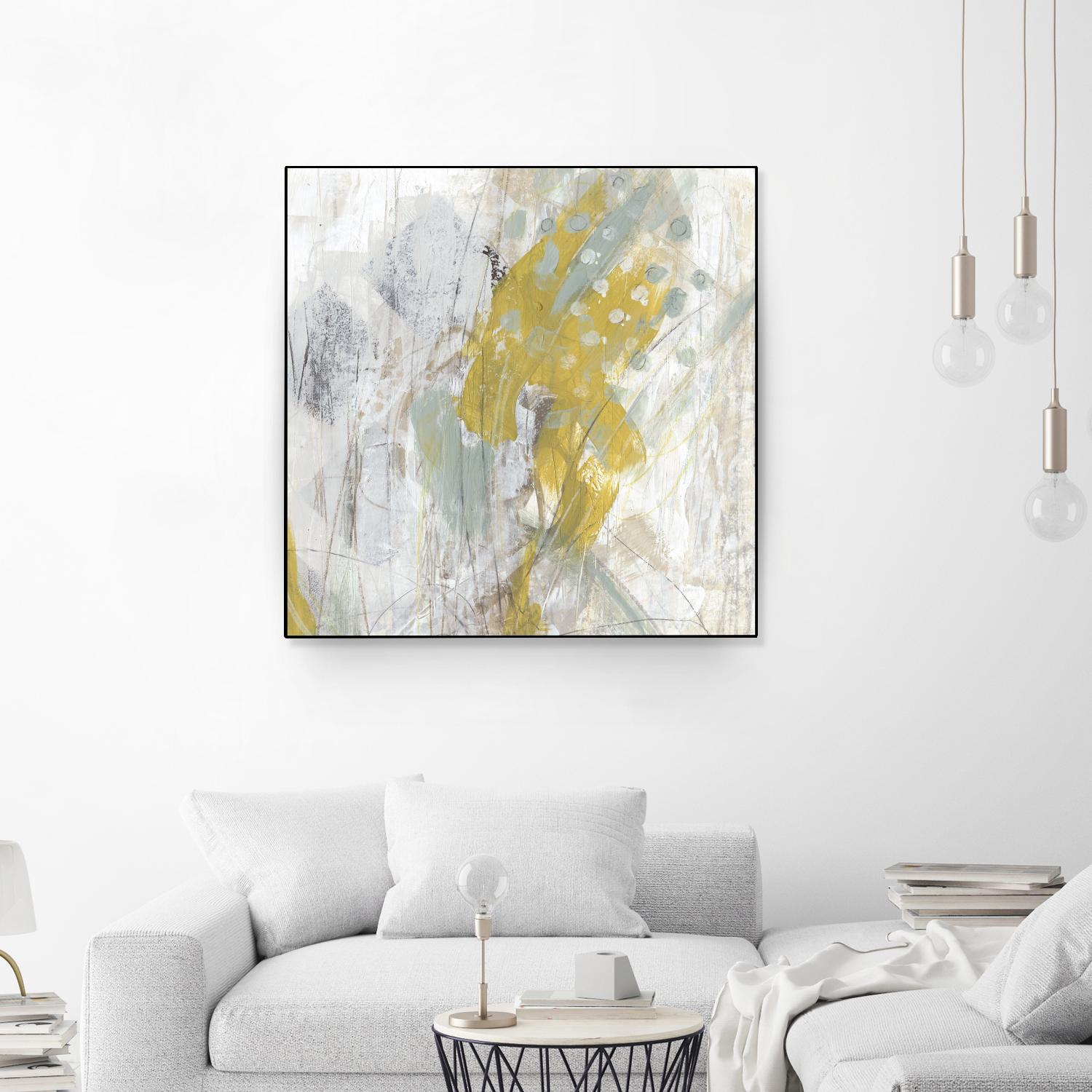 Surface Structure II by June Erica Vess on GIANT ART - yellow abstract
