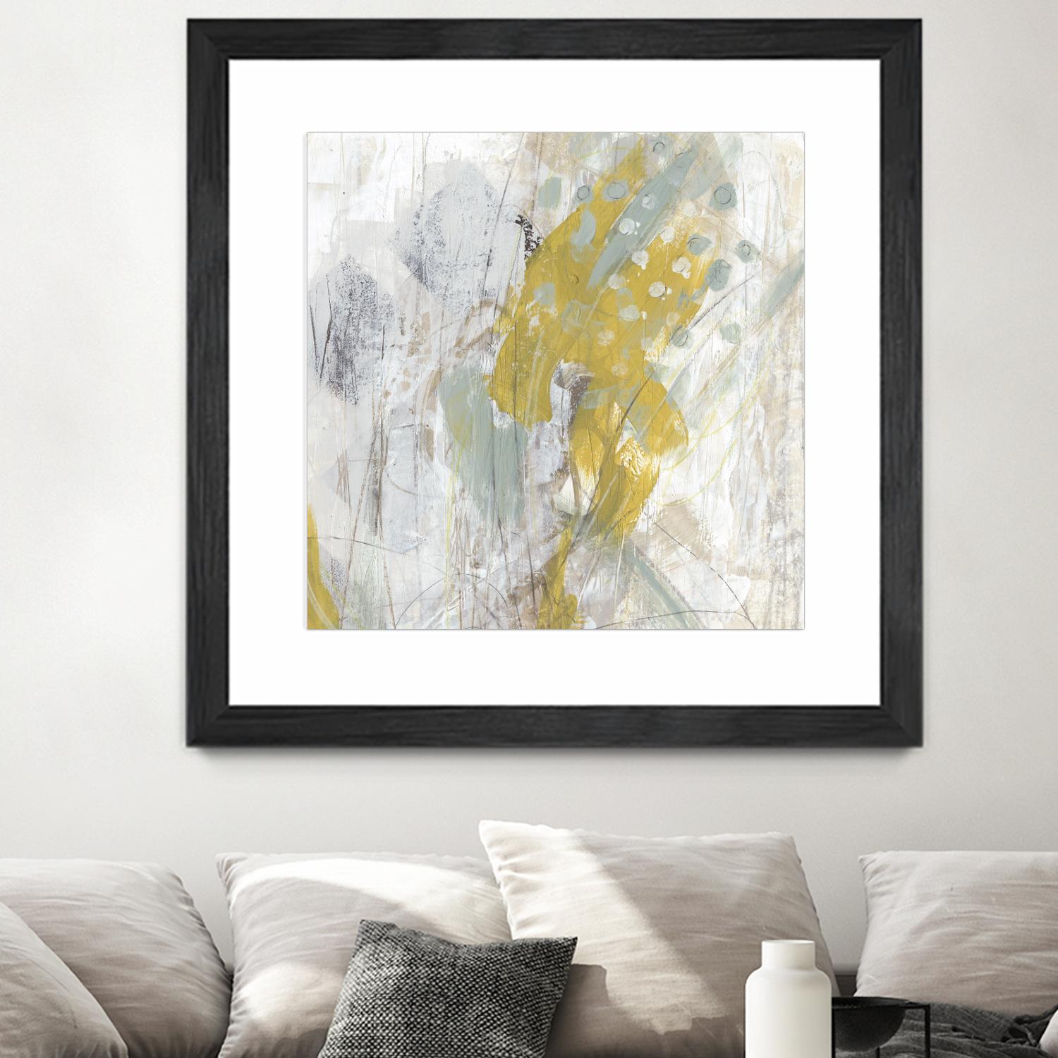 Surface Structure II by June Erica Vess on GIANT ART - yellow abstract