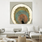Colored Rings I by Studio W on GIANT ART - brown abstract
