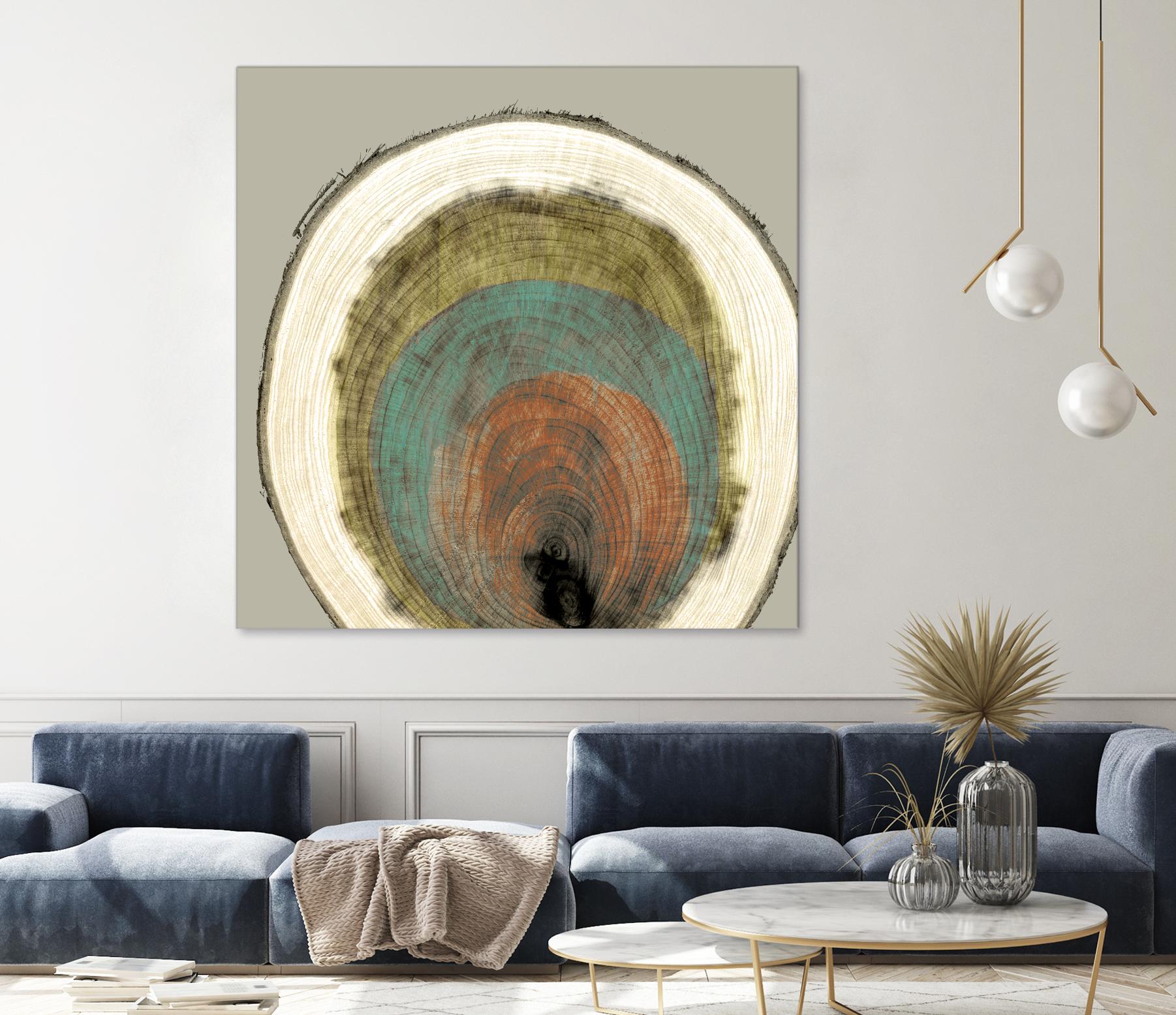 Colored Rings I by Studio W on GIANT ART - brown abstract