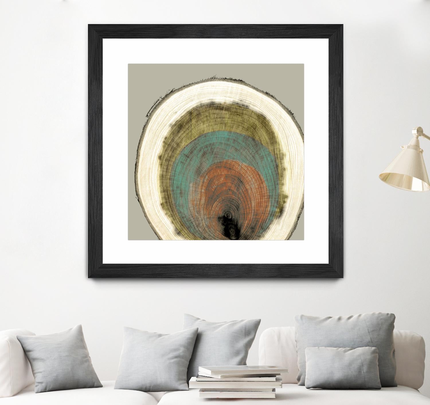 Colored Rings I by Studio W on GIANT ART - brown abstract