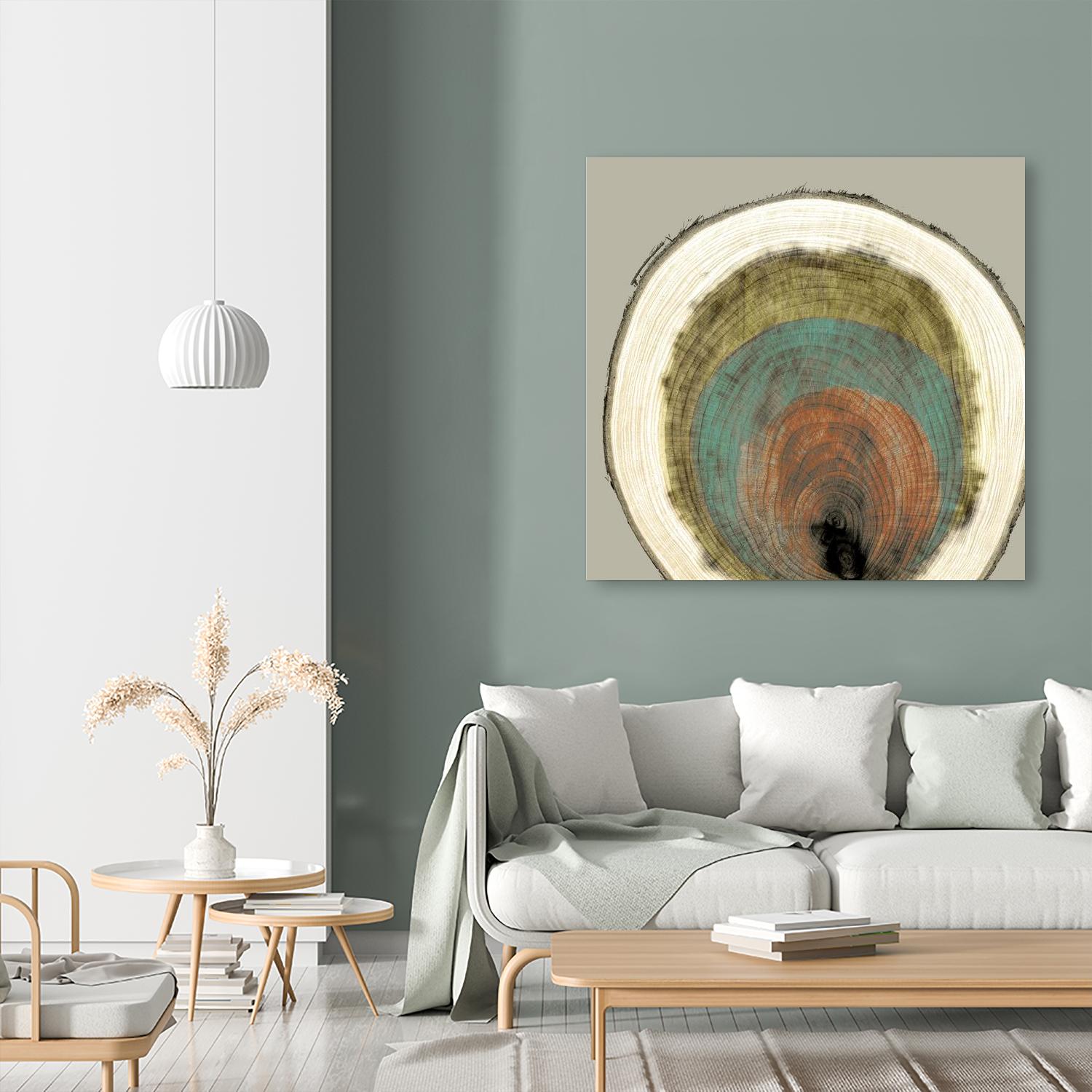 Colored Rings I by Studio W on GIANT ART - brown abstract