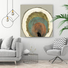 Colored Rings I by Studio W on GIANT ART - brown abstract