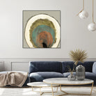 Colored Rings I by Studio W on GIANT ART - brown abstract