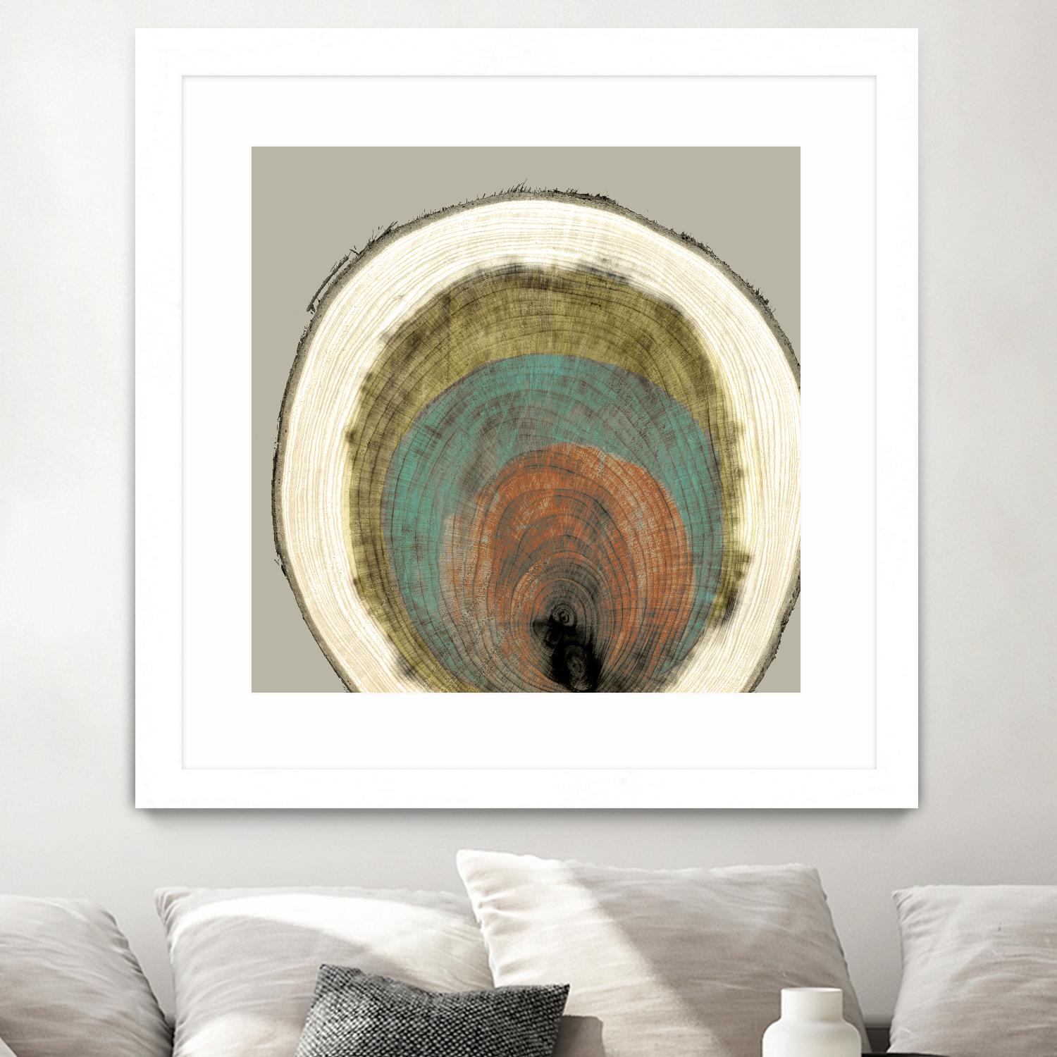 Colored Rings I by Studio W on GIANT ART - brown abstract