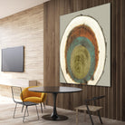 Colored Rings II by Studio W on GIANT ART - brown abstract