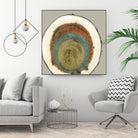 Colored Rings II by Studio W on GIANT ART - brown abstract