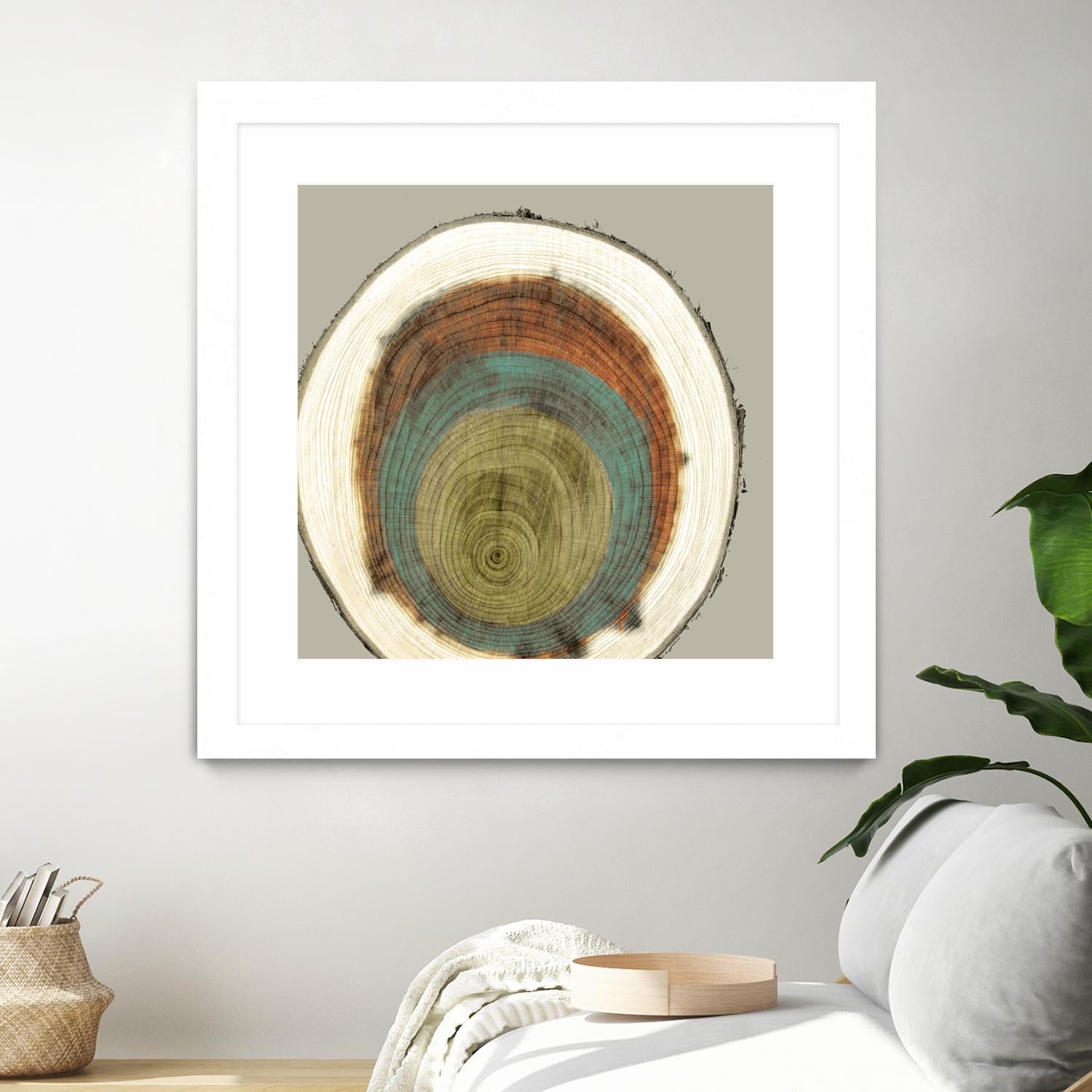 Colored Rings II by Studio W on GIANT ART - brown abstract