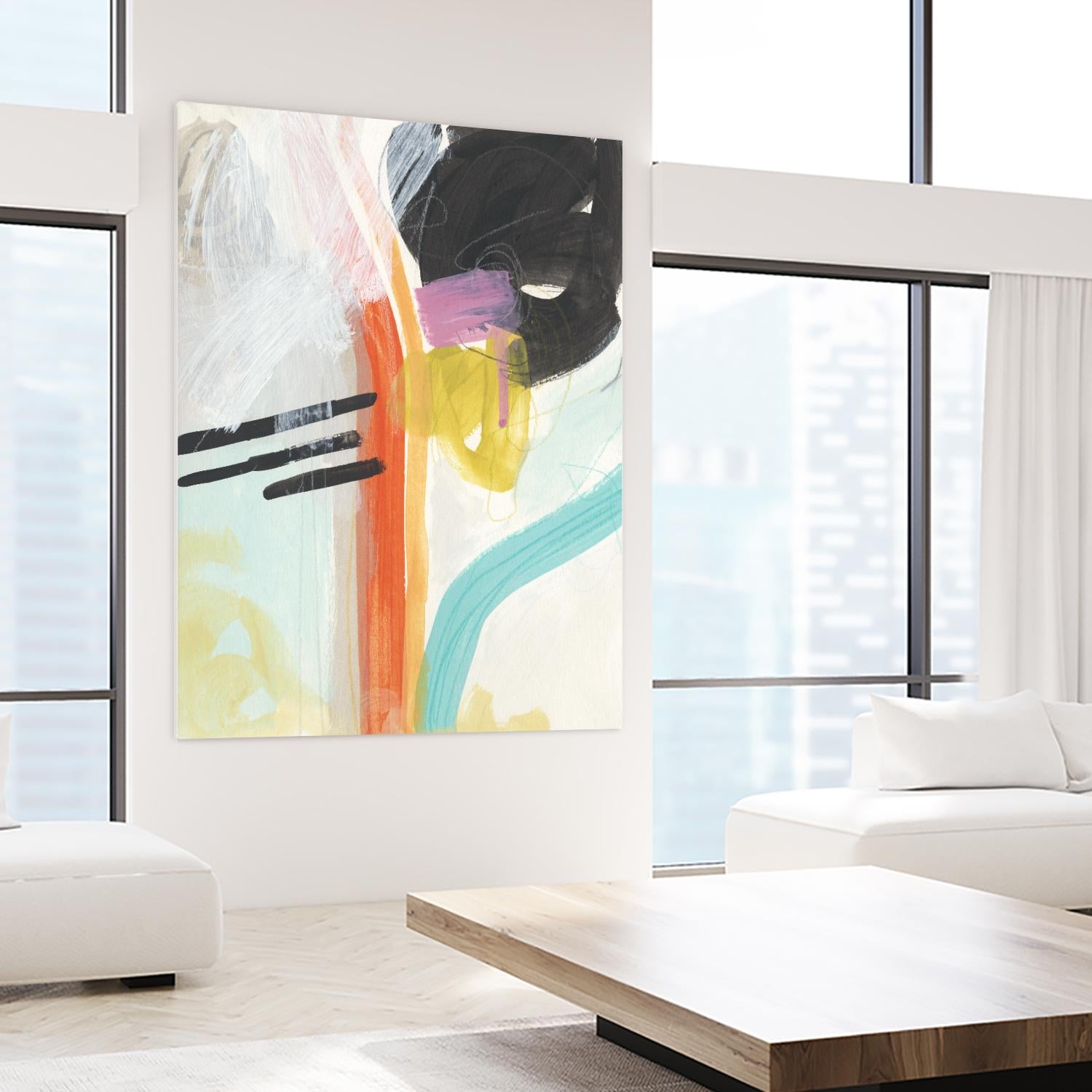 Rhythm Variations I by June Erica Vess on GIANT ART - abstract