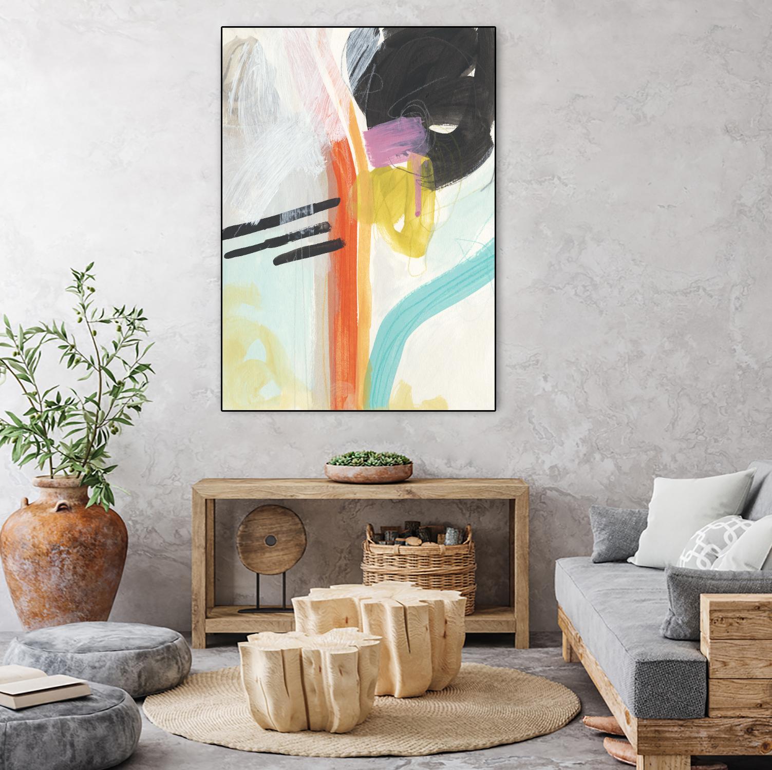 Rhythm Variations I by June Erica Vess on GIANT ART - abstract