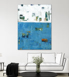Patches I by Tim OToole on GIANT ART - blue abstract