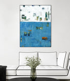 Patches I by Tim OToole on GIANT ART - blue abstract