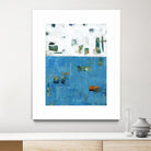 Patches I by Tim OToole on GIANT ART - blue abstract