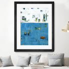 Patches I by Tim OToole on GIANT ART - blue abstract