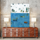 Patches I by Tim OToole on GIANT ART - blue abstract