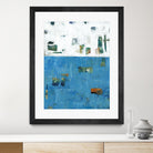 Patches I by Tim OToole on GIANT ART - blue abstract