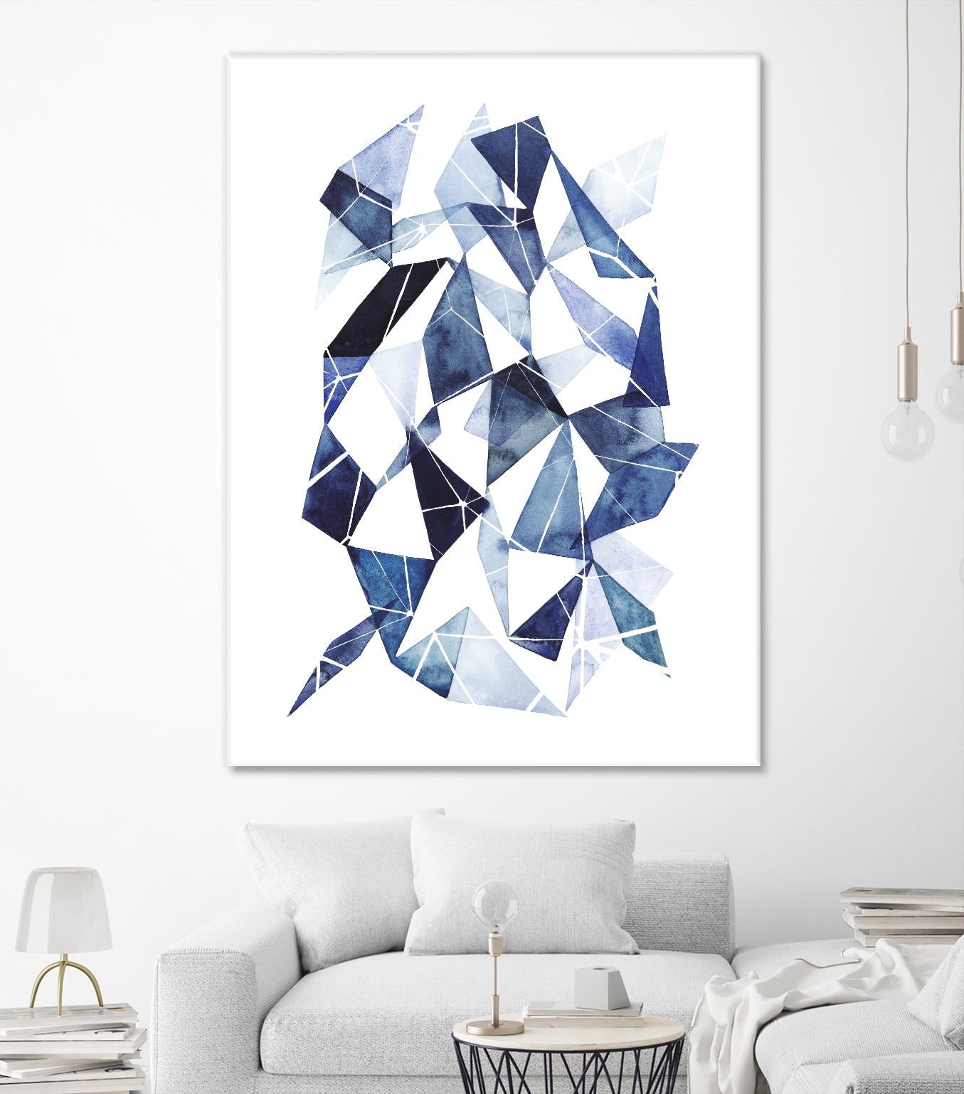 Chrysalis II by Grace Popp on GIANT ART - blue abstract