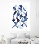 Chrysalis II by Grace Popp on GIANT ART - blue abstract