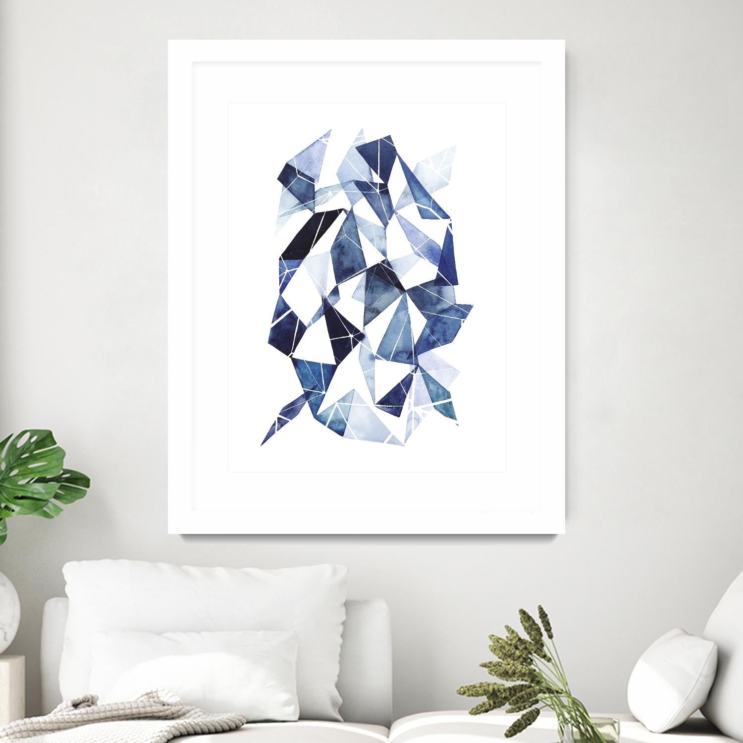 Chrysalis II by Grace Popp on GIANT ART - blue abstract
