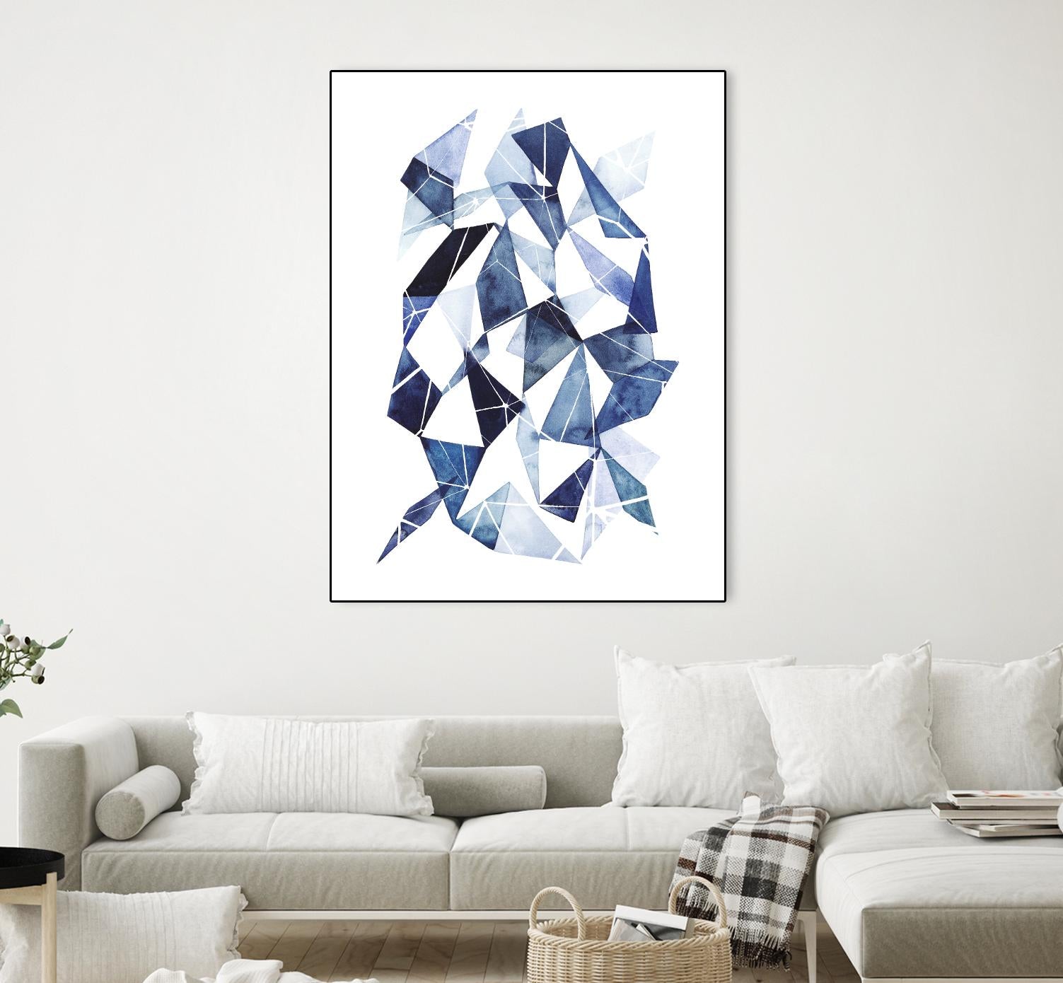 Chrysalis II by Grace Popp on GIANT ART - blue abstract