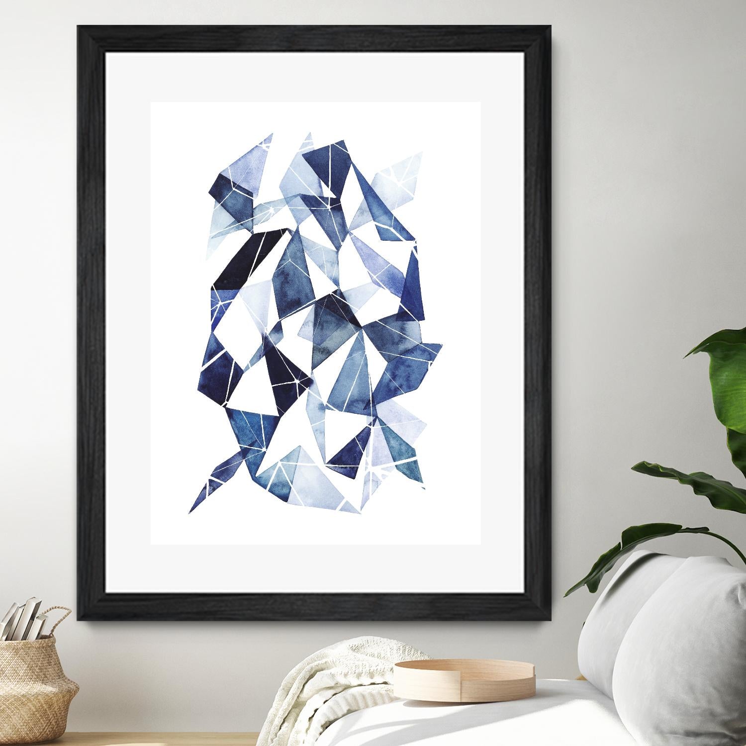 Chrysalis II by Grace Popp on GIANT ART - blue abstract