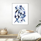Chrysalis II by Grace Popp on GIANT ART - blue abstract
