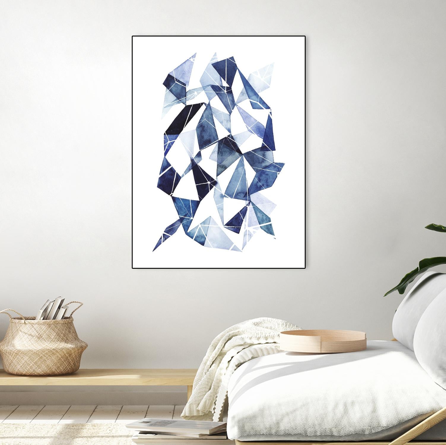 Chrysalis II by Grace Popp on GIANT ART - blue abstract