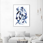 Chrysalis II by Grace Popp on GIANT ART - blue abstract