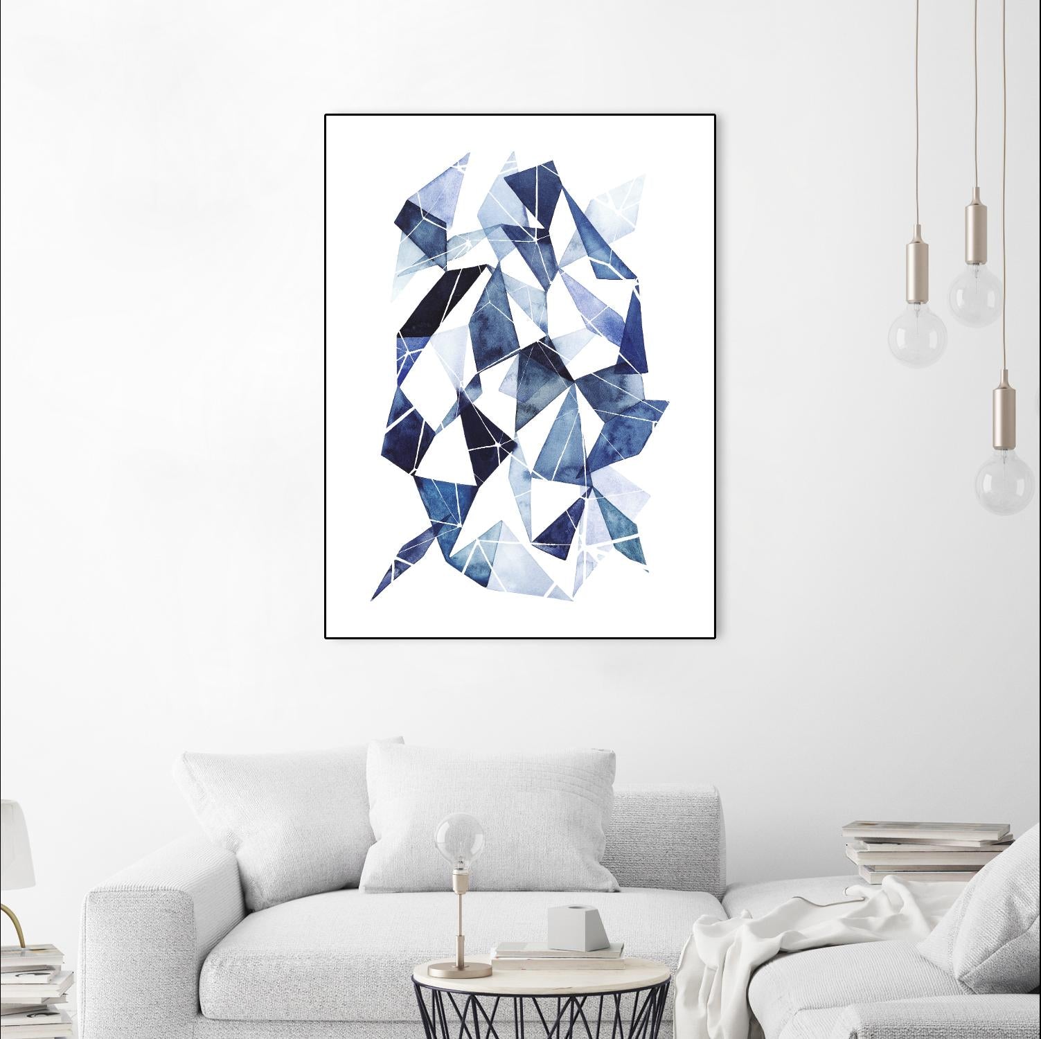 Chrysalis II by Grace Popp on GIANT ART - blue abstract