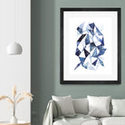 Chrysalis II by Grace Popp on GIANT ART - blue abstract