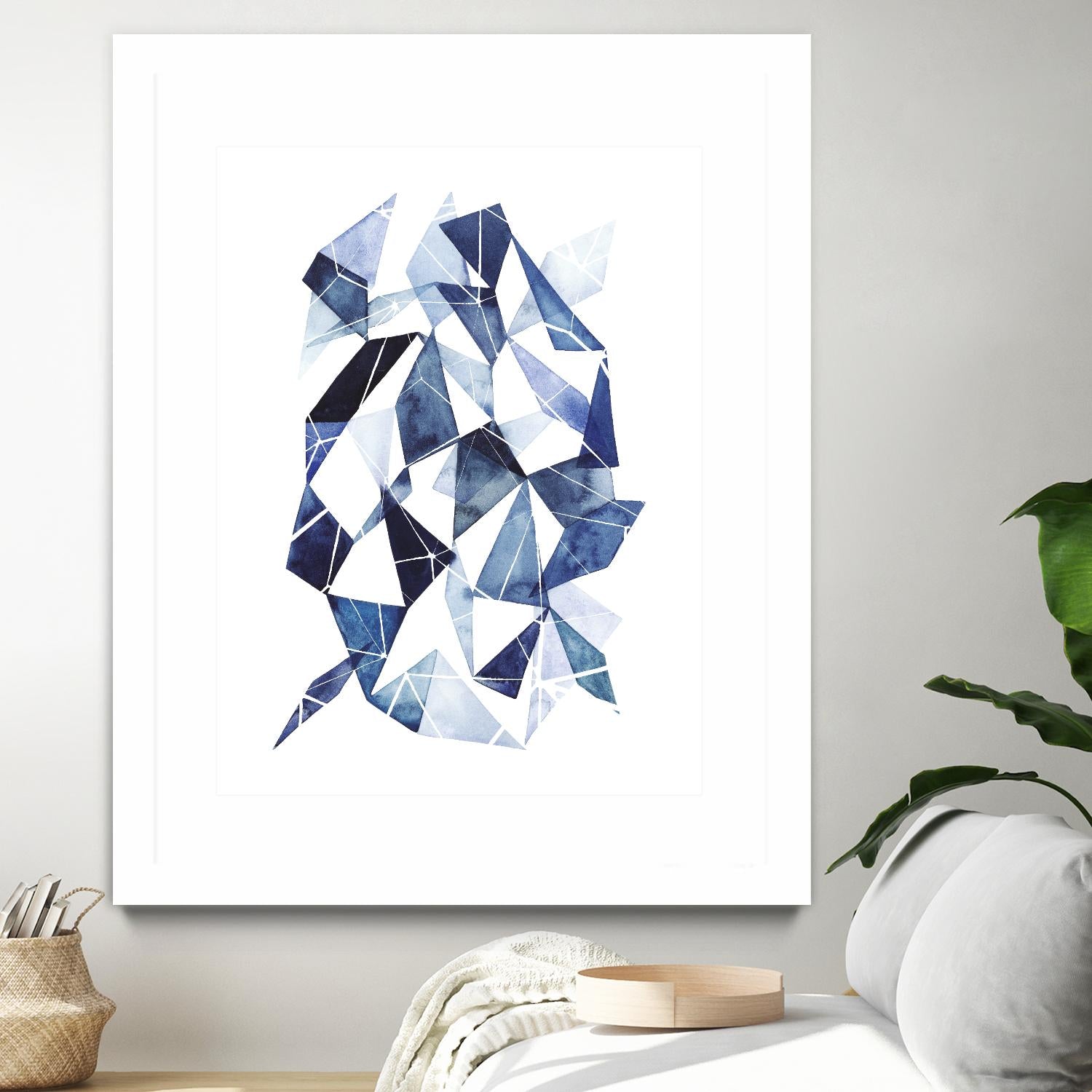 Chrysalis II by Grace Popp on GIANT ART - blue abstract