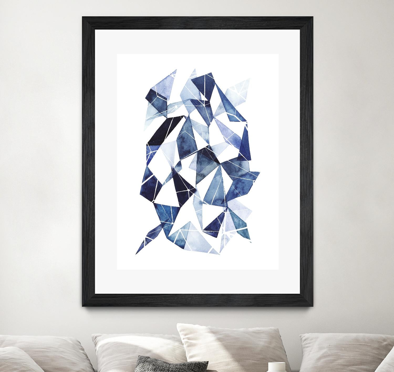 Chrysalis II by Grace Popp on GIANT ART - blue abstract