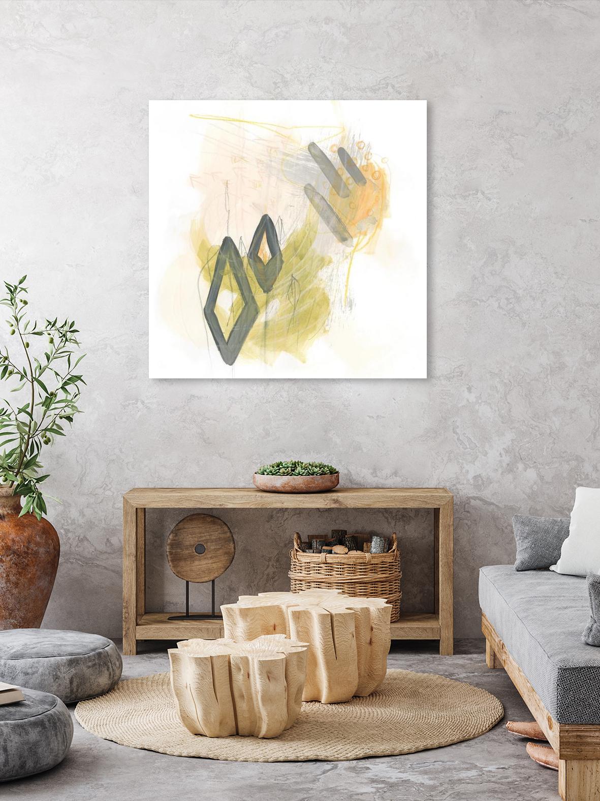 Side Swipe I by June Erica Vess on GIANT ART - yellow abstract