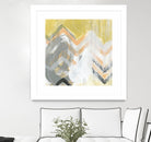 Side Swipe II by June Erica Vess on GIANT ART - yellow abstract