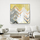 Side Swipe II by June Erica Vess on GIANT ART - yellow abstract