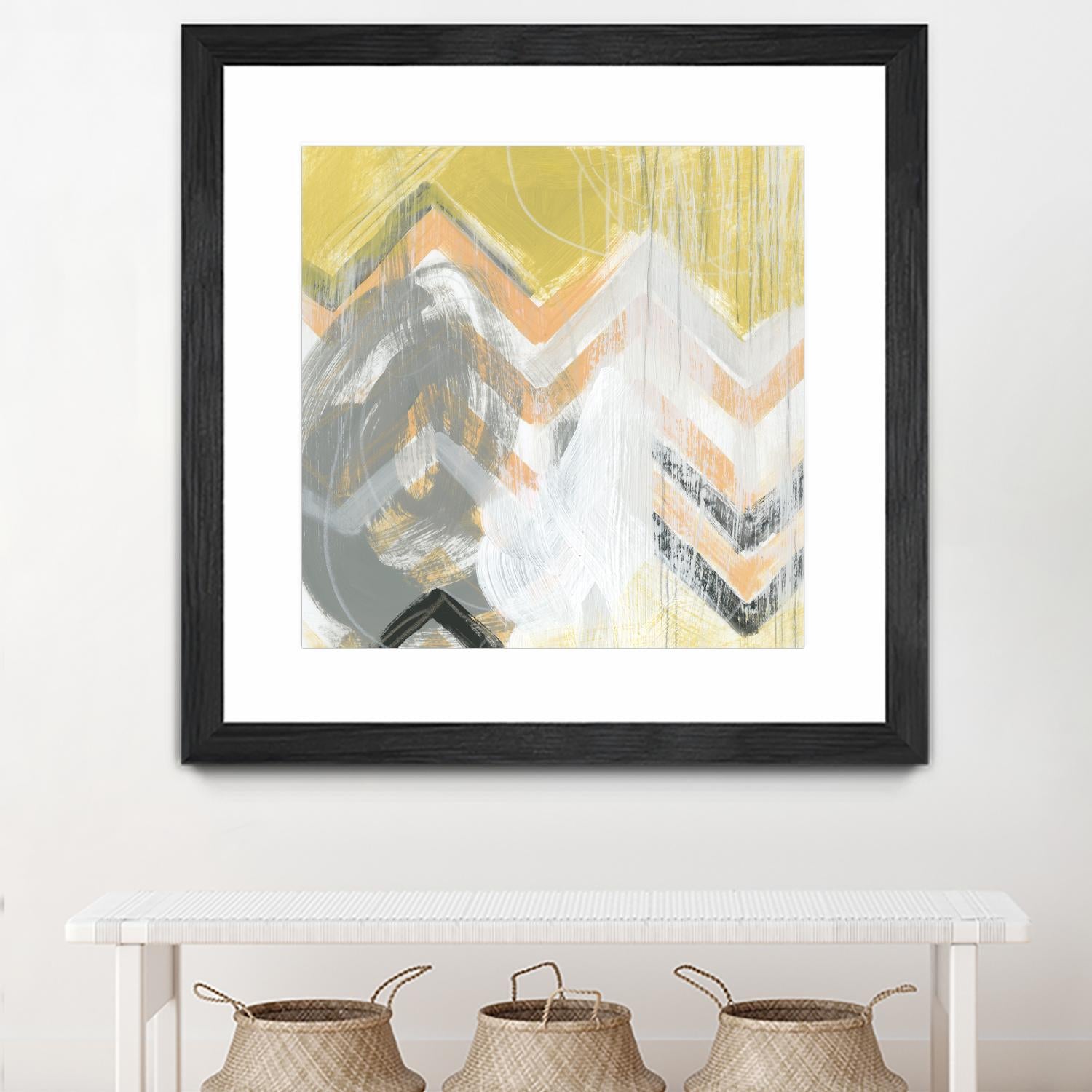 Side Swipe II by June Erica Vess on GIANT ART - yellow abstract