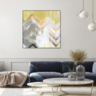 Side Swipe II by June Erica Vess on GIANT ART - yellow abstract