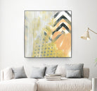 Side Swipe IV by June Erica Vess on GIANT ART - yellow abstract