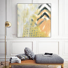 Side Swipe IV by June Erica Vess on GIANT ART - yellow abstract