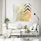 Side Swipe IV by June Erica Vess on GIANT ART - yellow abstract