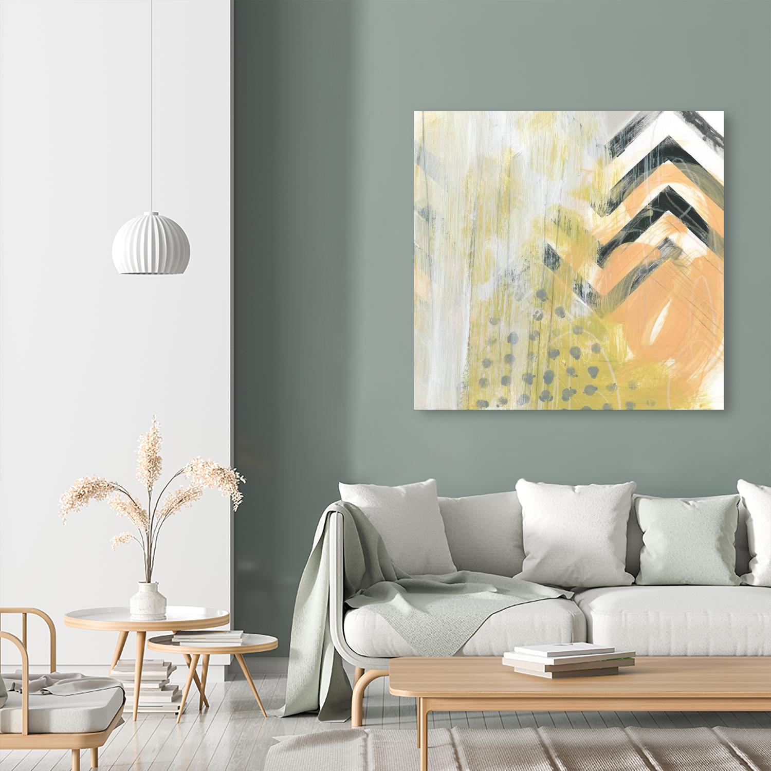 Side Swipe IV by June Erica Vess on GIANT ART - yellow abstract