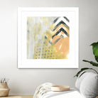 Side Swipe IV by June Erica Vess on GIANT ART - yellow abstract