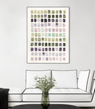 Serene Color Swatches I by Grace Popp on GIANT ART - pink abstract