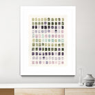 Serene Color Swatches I by Grace Popp on GIANT ART - pink abstract
