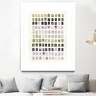 Serene Color Swatches I by Grace Popp on GIANT ART - pink abstract
