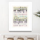 Serene Color Swatches I by Grace Popp on GIANT ART - pink abstract