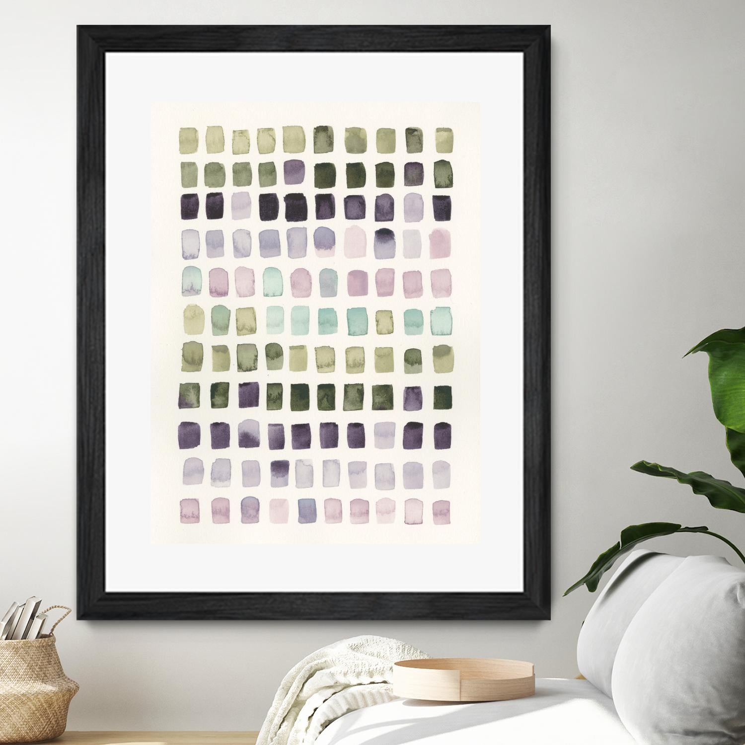 Serene Color Swatches I by Grace Popp on GIANT ART - pink abstract