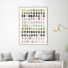 Serene Color Swatches I by Grace Popp on GIANT ART - pink abstract
