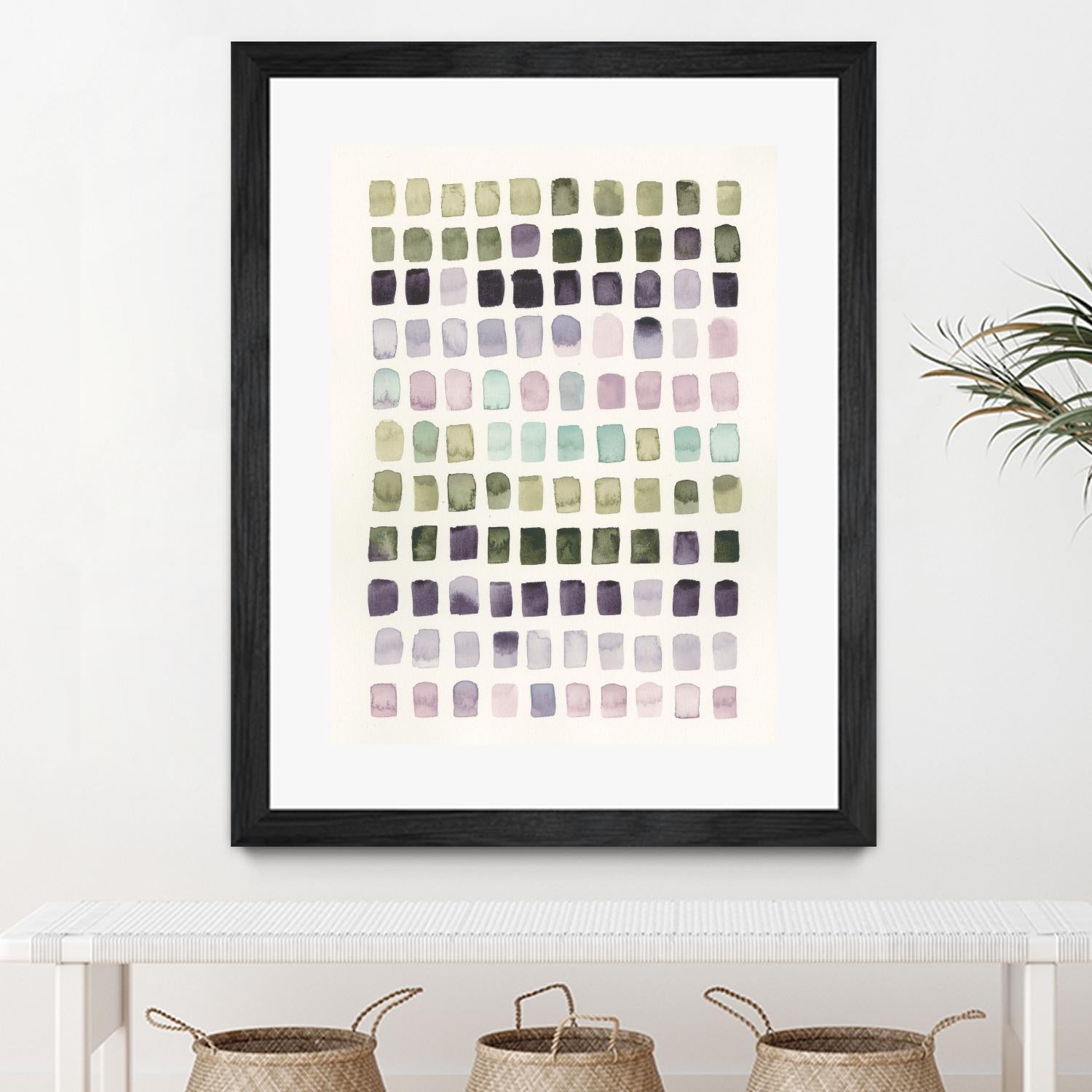 Serene Color Swatches I by Grace Popp on GIANT ART - pink abstract