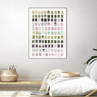 Serene Color Swatches I by Grace Popp on GIANT ART - pink abstract